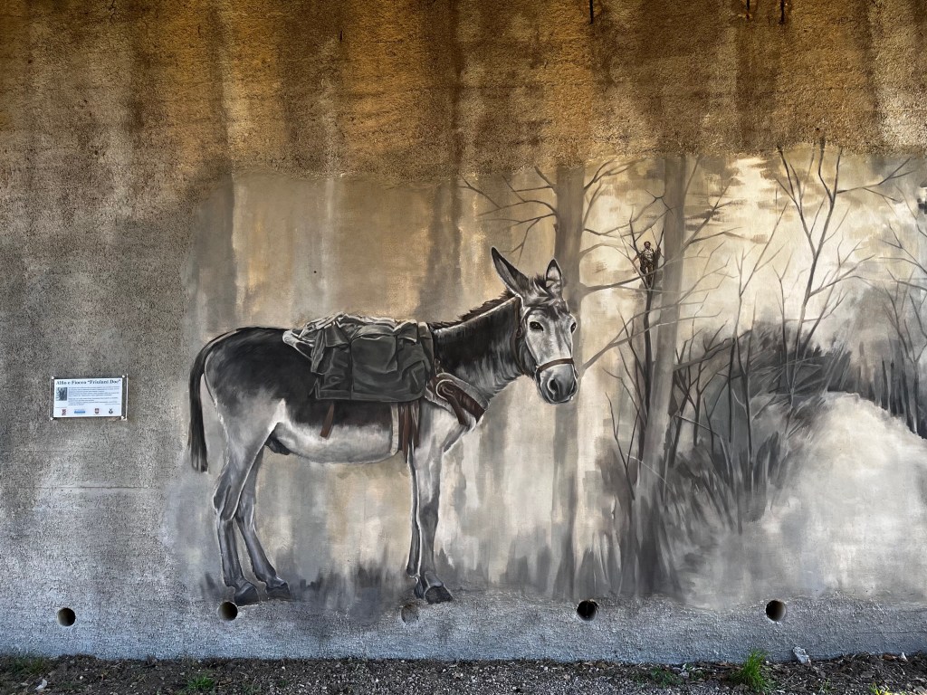 Murales su Alfio e Fiocco