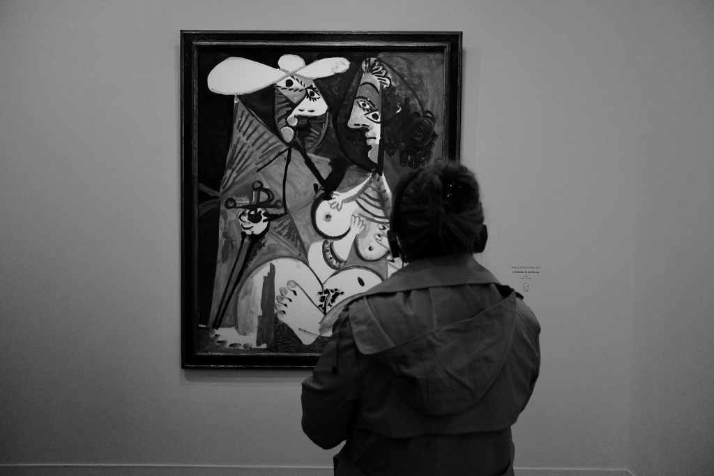 Uno dei molti quadri di Picasso esposti 